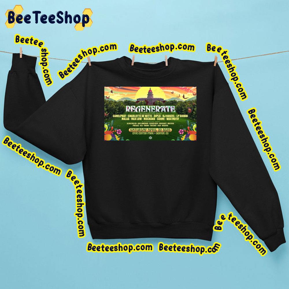 Regenerate Festival Denver 2023 Trending Unisex Shirt Regenerate Festival Denver 2023 Trending Unisex Shirt