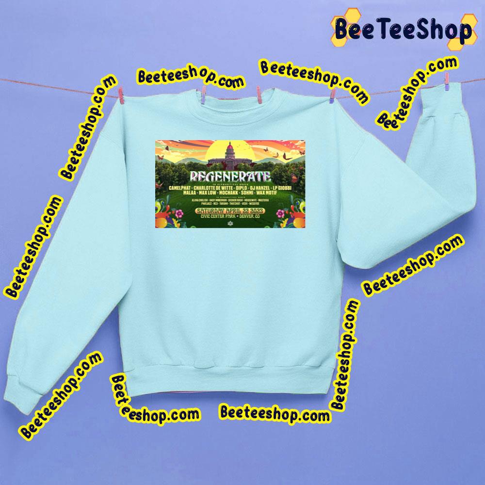 Regenerate Festival Denver 2023 Trending Unisex Shirt Regenerate Festival Denver 2023 Trending Unisex Shirt