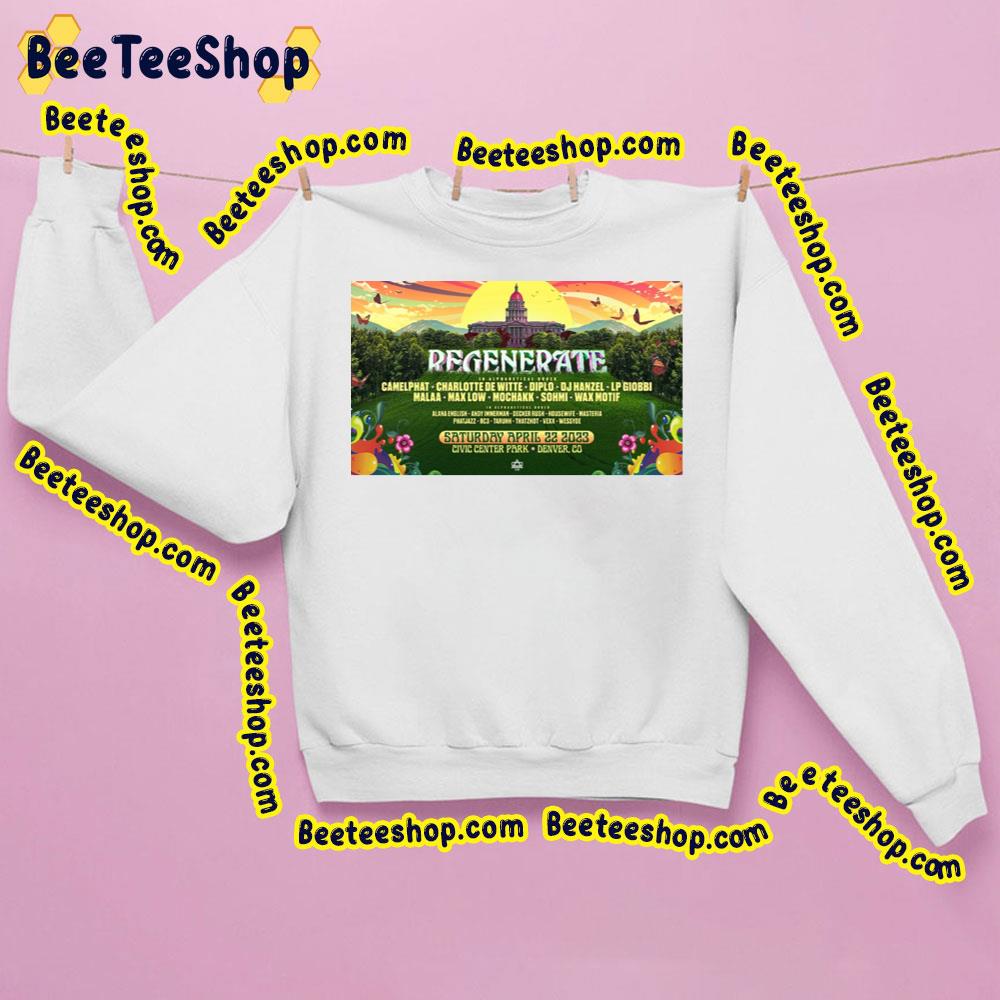Regenerate Festival Denver 2023 Trending Unisex Shirt Regenerate Festival Denver 2023 Trending Unisex Shirt