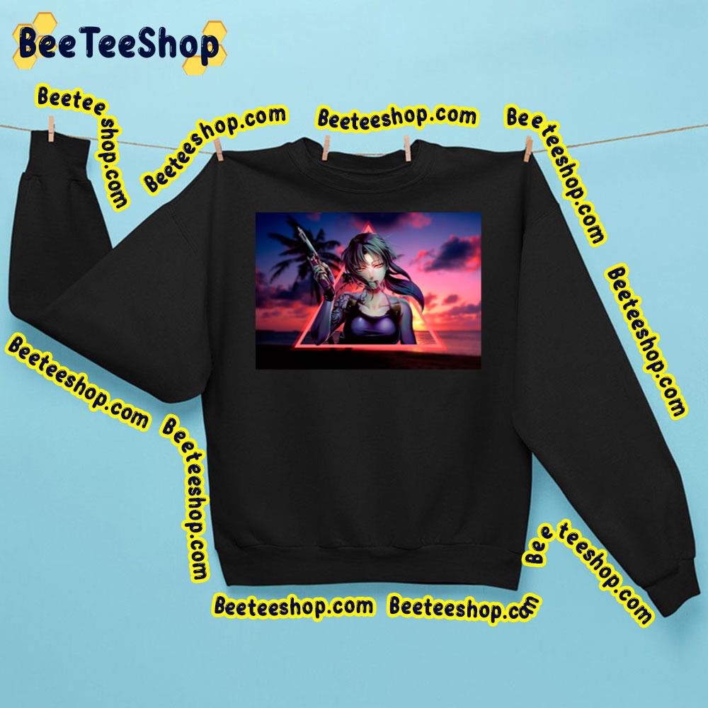 Retro Sunset Revy Black Lagoon Trending Unisex Shirt Retro Sunset Revy Black Lagoon Trending Unisex Shirt