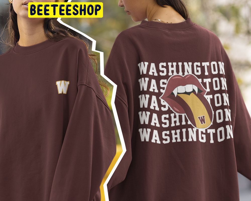 Retro Vintage Style Washington Football Double Side Trending Unisex Sweatshirt Retro Vintage Style Washington Football Double Side Trending Unisex Sweatshirt