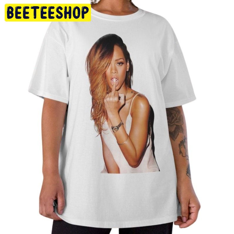 Rihanna Middle Finger Trending Unisex Shirt Rihanna Middle Finger Trending Unisex Shirt