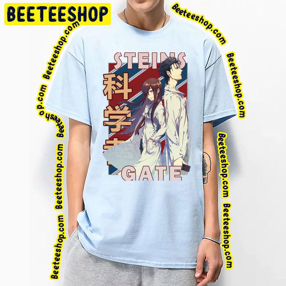 Rintarou Okabe And Kurisu Makise Steins Gate Shutainzu Geto Zero Trending Unisex T-Shirt Rintarou Okabe And Kurisu Makise Steins Gate Shutainzu Geto Zero Trending Unisex T-Shirt