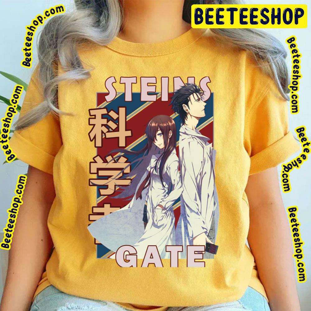 Rintarou Okabe And Kurisu Makise Steins Gate Shutainzu Geto Zero Trending Unisex T-Shirt Rintarou Okabe And Kurisu Makise Steins Gate Shutainzu Geto Zero Trending Unisex T-Shirt