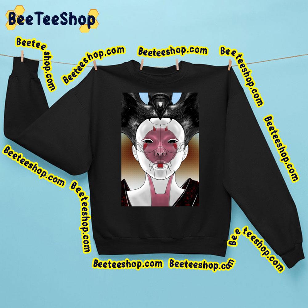 Robot Geisha Ghost In The Shell Trending Unisex Shirt Robot Geisha Ghost In The Shell Trending Unisex Shirt