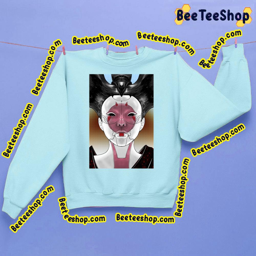 Robot Geisha Ghost In The Shell Trending Unisex Shirt Robot Geisha Ghost In The Shell Trending Unisex Shirt