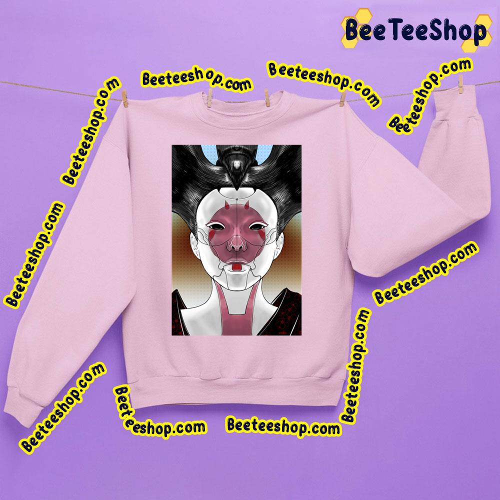 Robot Geisha Ghost In The Shell Trending Unisex Shirt Robot Geisha Ghost In The Shell Trending Unisex Shirt