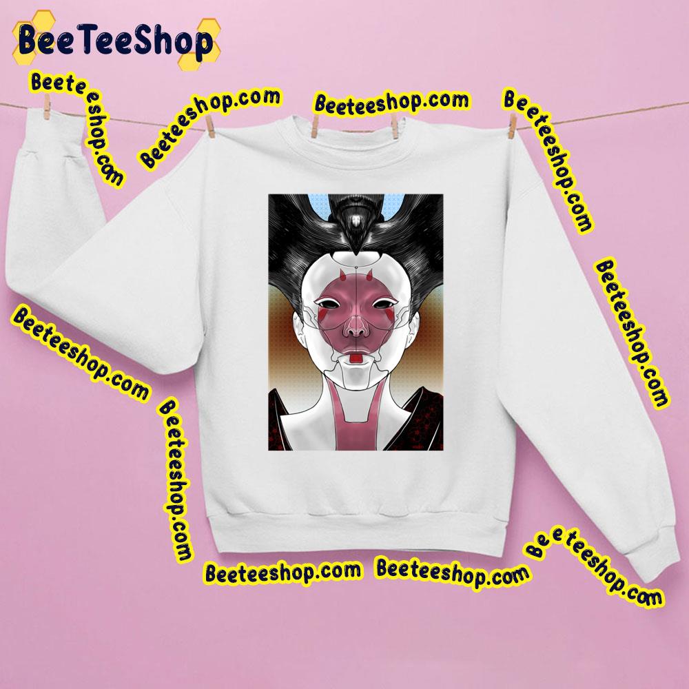 Robot Geisha Ghost In The Shell Trending Unisex Shirt Robot Geisha Ghost In The Shell Trending Unisex Shirt