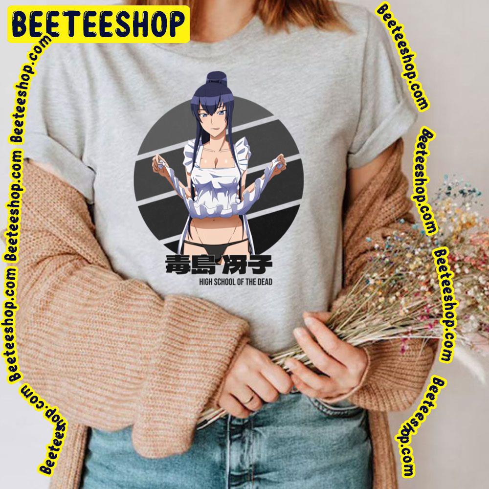 Saeko Busujima High School Of The Dead Circle Design Trending Unisex T-Shirt Saeko Busujima High School Of The Dead Circle Design Trending Unisex T-Shirt