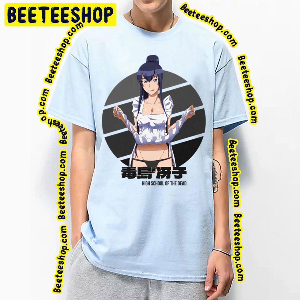 Saeko Busujima High School Of The Dead Circle Design Trending Unisex T-Shirt Saeko Busujima High School Of The Dead Circle Design Trending Unisex T-Shirt