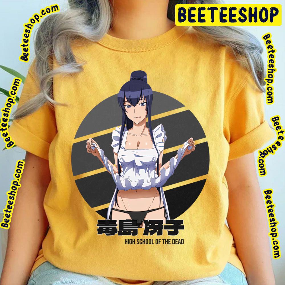 Saeko Busujima High School Of The Dead Circle Design Trending Unisex T-Shirt Saeko Busujima High School Of The Dead Circle Design Trending Unisex T-Shirt