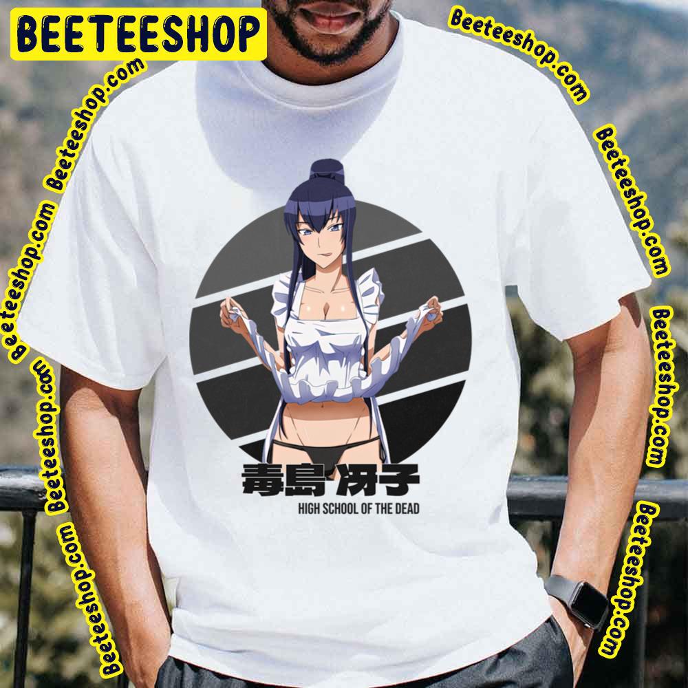 Saeko Busujima High School Of The Dead Circle Design Trending Unisex T-Shirt Saeko Busujima High School Of The Dead Circle Design Trending Unisex T-Shirt