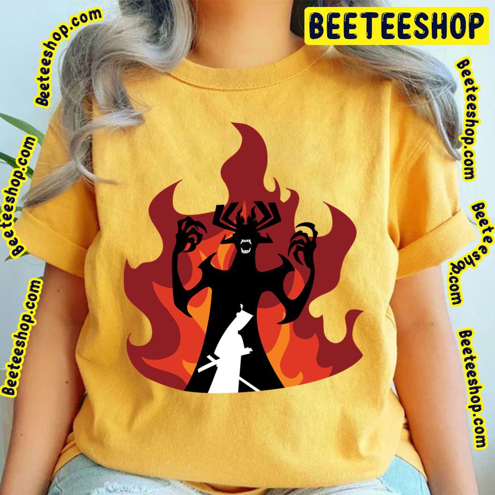 Samurai Jac Vs Aku Final Battle Trending Unisex T-Shirt Samurai Jac Vs Aku Final Battle Trending Unisex T-Shirt