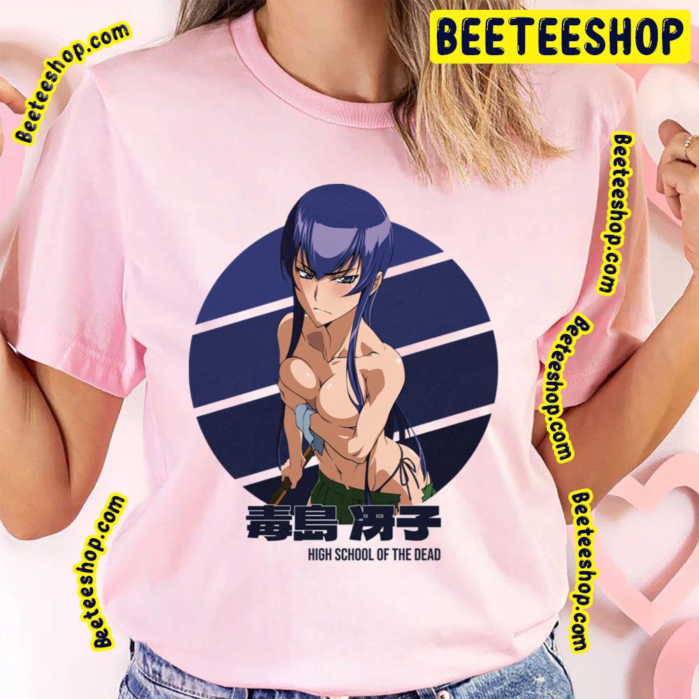 Sexy Saeko Busujima High School Of The Dead Circle Design Trending Unisex T-Shirt Sexy Saeko Busujima High School Of The Dead Circle Design Trending Unisex T-Shirt