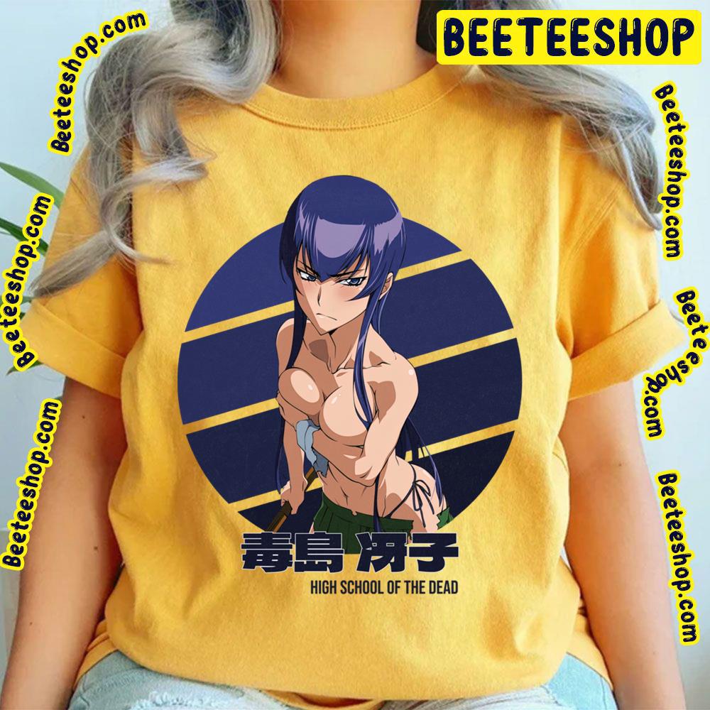 Sexy Saeko Busujima High School Of The Dead Circle Design Trending Unisex T-Shirt Sexy Saeko Busujima High School Of The Dead Circle Design Trending Unisex T-Shirt