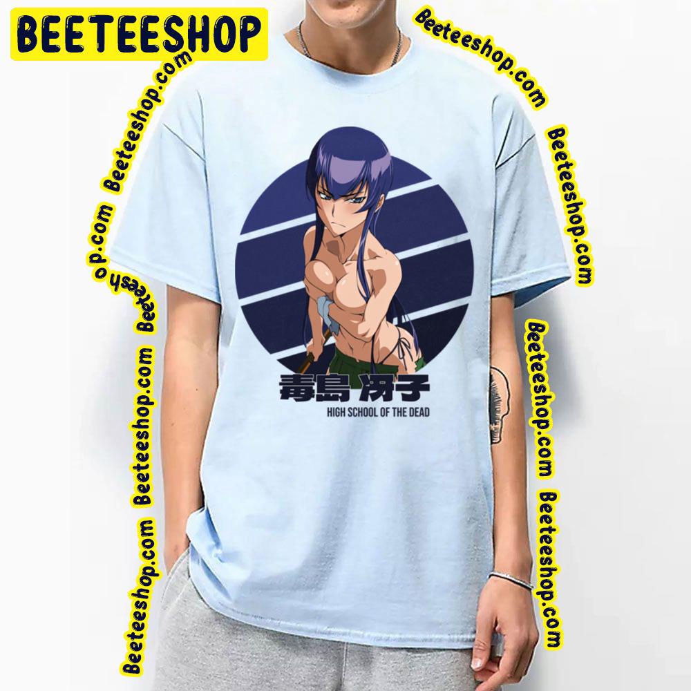 Sexy Saeko Busujima High School Of The Dead Circle Design Trending Unisex T-Shirt Sexy Saeko Busujima High School Of The Dead Circle Design Trending Unisex T-Shirt