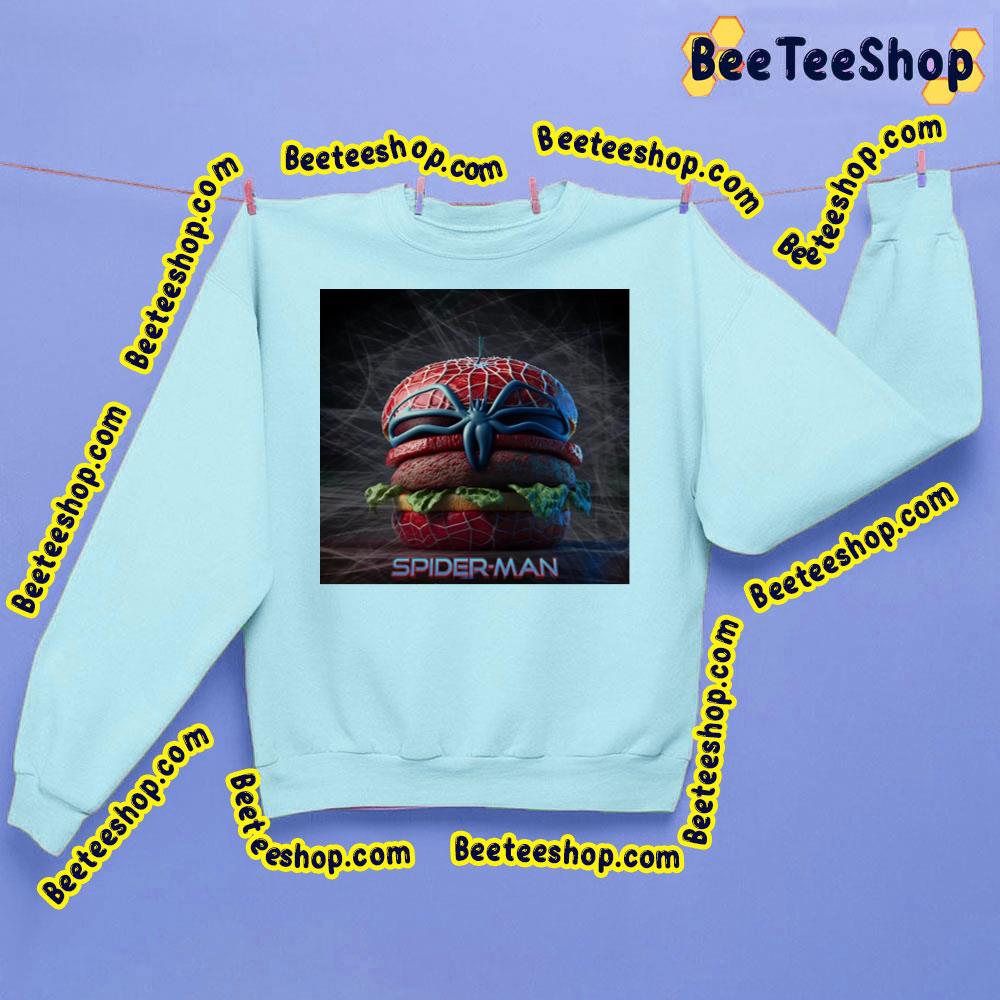 Spider Man Burger Trending Unisex Sweatshirt Spider Man Burger Trending Unisex Sweatshirt