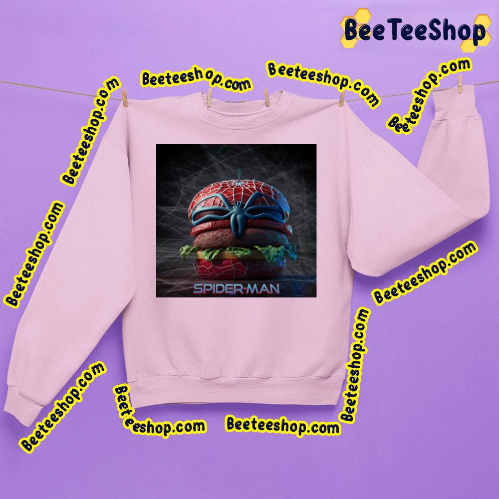 Spider Man Burger Trending Unisex Sweatshirt Spider Man Burger Trending Unisex Sweatshirt