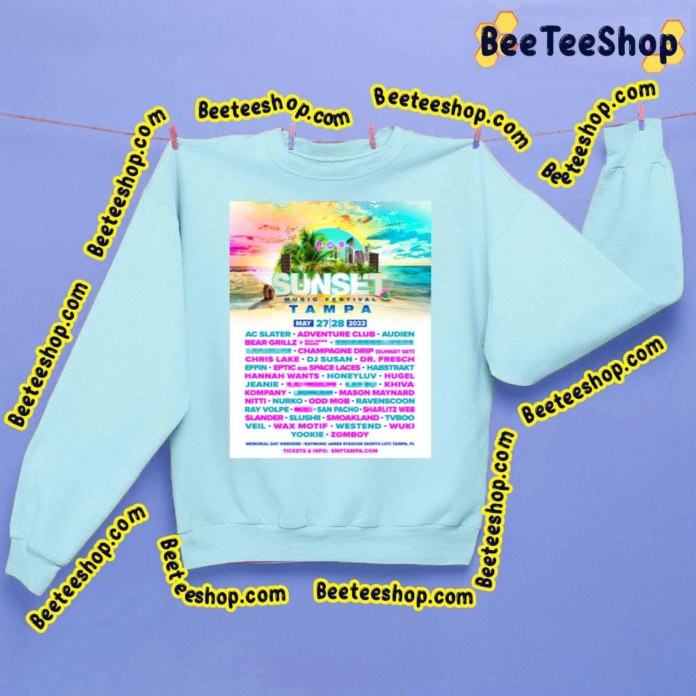 Sunset Music Festival 2023 Trending Unisex Sweatshirt Sunset Music Festival 2023 Trending Unisex Sweatshirt