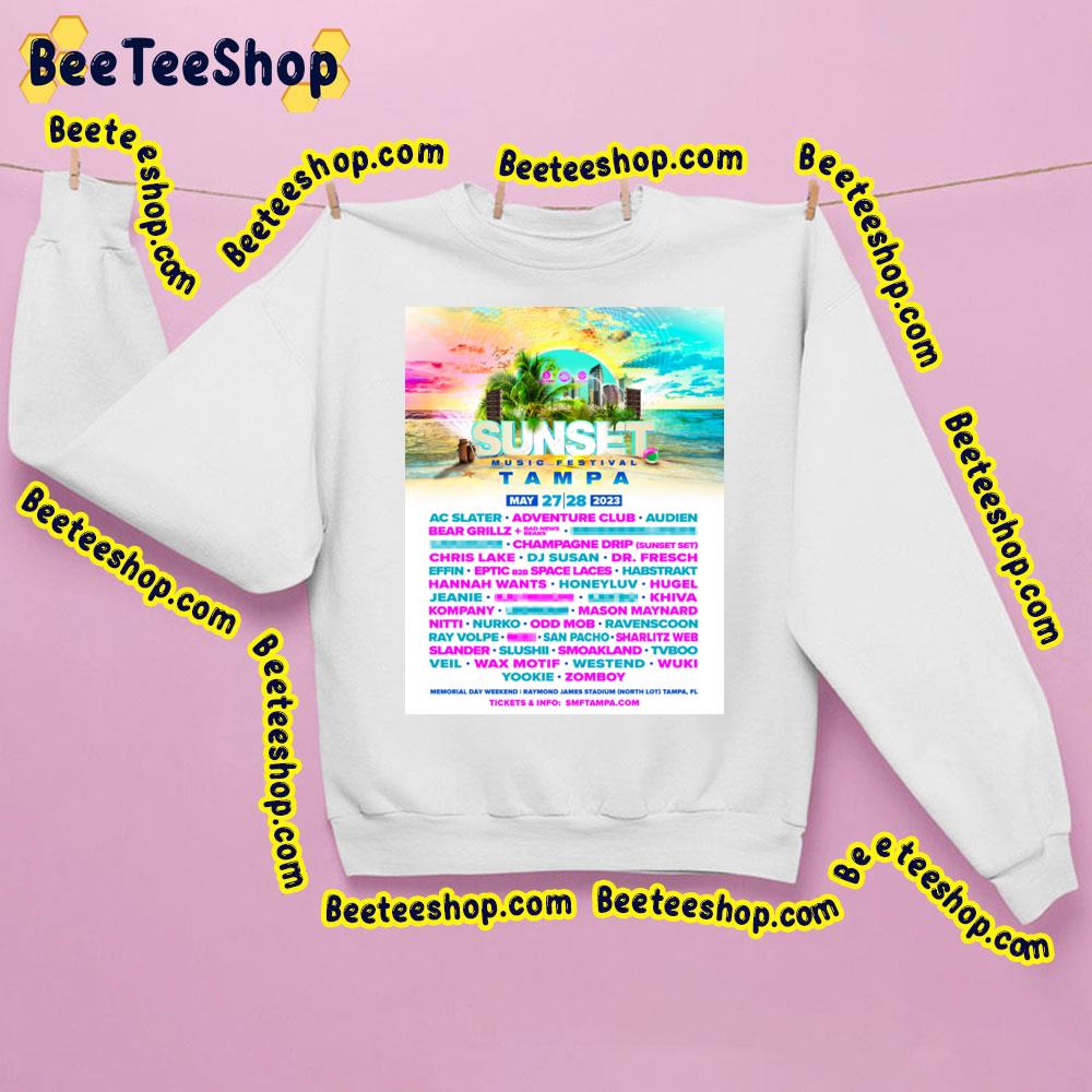 Sunset Music Festival 2023 Trending Unisex Sweatshirt Sunset Music Festival 2023 Trending Unisex Sweatshirt