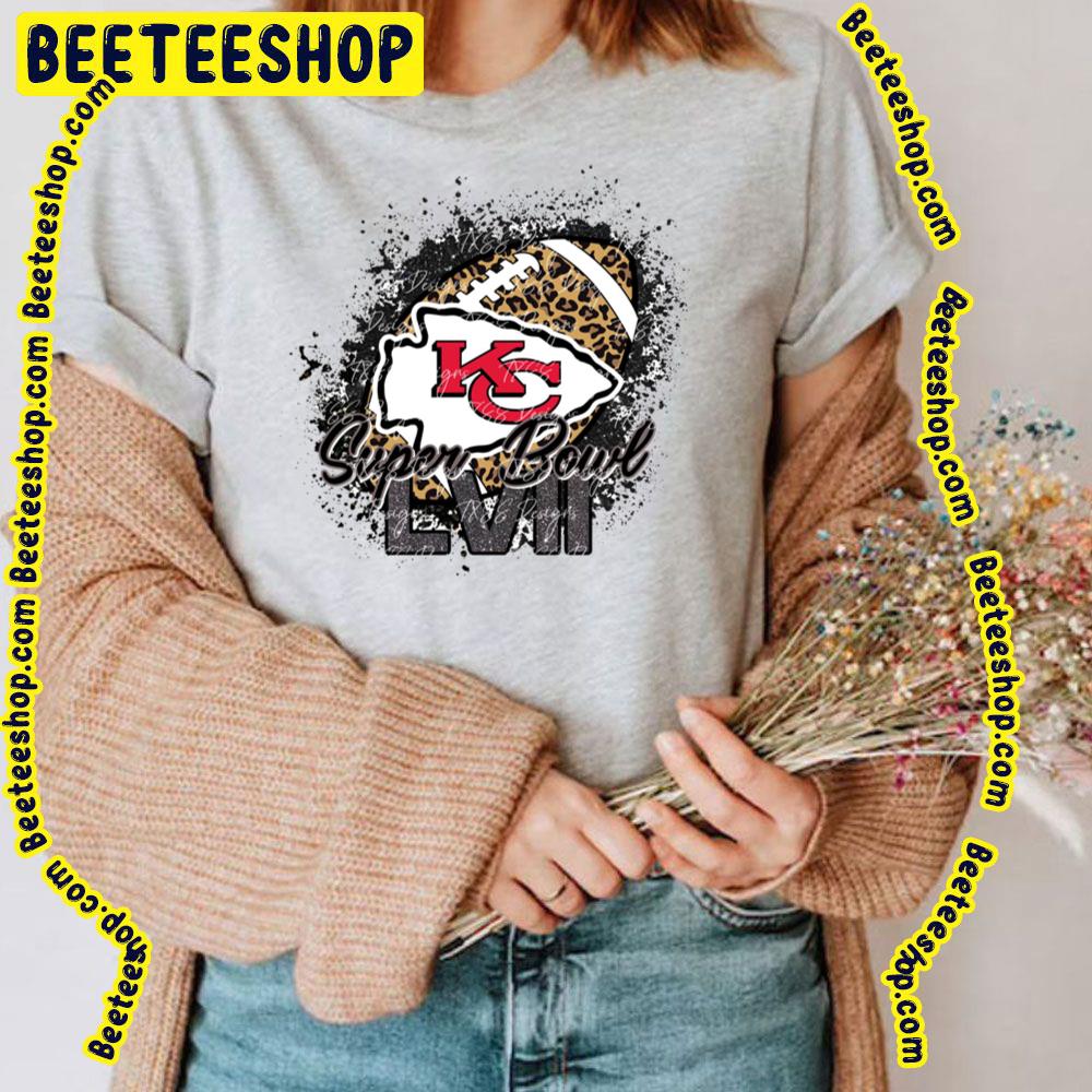 Super Bowl Football Lvii 2023 Leopart Pattern Trending Unisex Shirt Super Bowl Football Lvii 2023 Leopart Pattern Trending Unisex Shirt