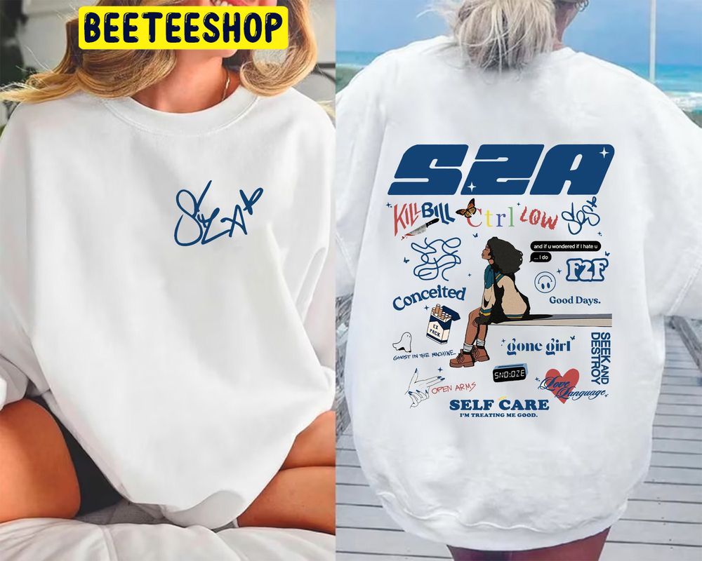 Sza Sos Full Tracklist Double Side Trending Unisex Sweatshirt Sza Sos Full Tracklist Double Side Trending Unisex Sweatshirt