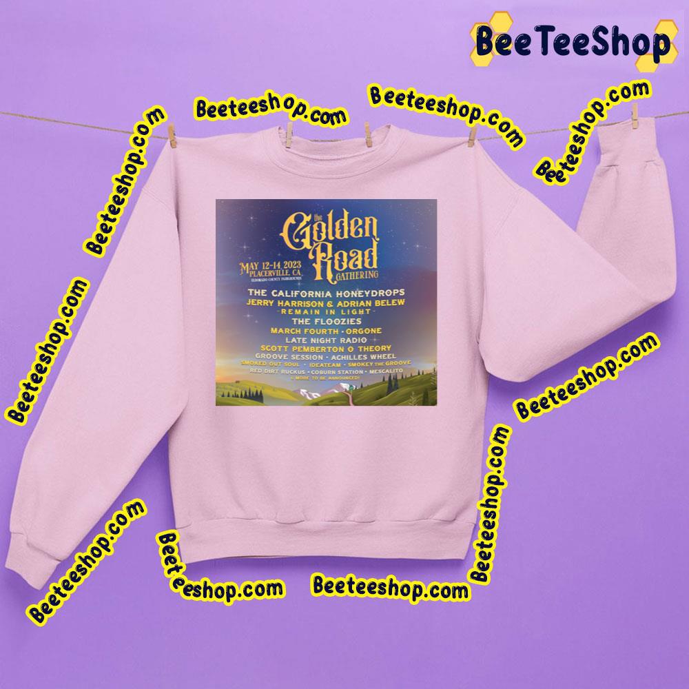 The Golden Road Gathering 2023 Trending Unisex Shirt The Golden Road Gathering 2023 Trending Unisex Shirt