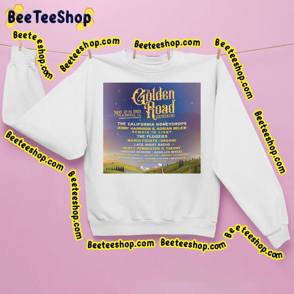 The Golden Road Gathering 2023 Trending Unisex Shirt The Golden Road Gathering 2023 Trending Unisex Shirt