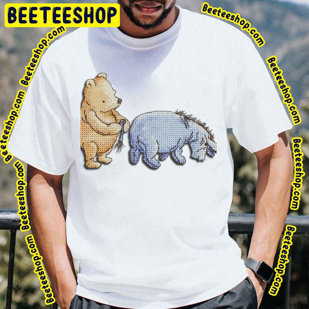 The Pooh And Eeyore Art Trending Unisex T-Shirt The Pooh And Eeyore Art Trending Unisex T-Shirt