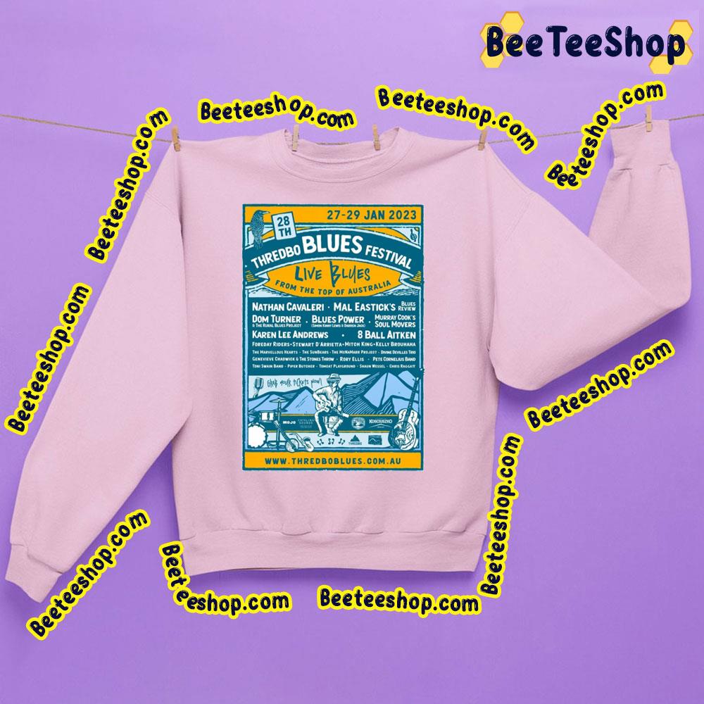 Thredbo Blues Festival Live Blue 2023 Trending Unisex Shirt Thredbo Blues Festival Live Blue 2023 Trending Unisex Shirt