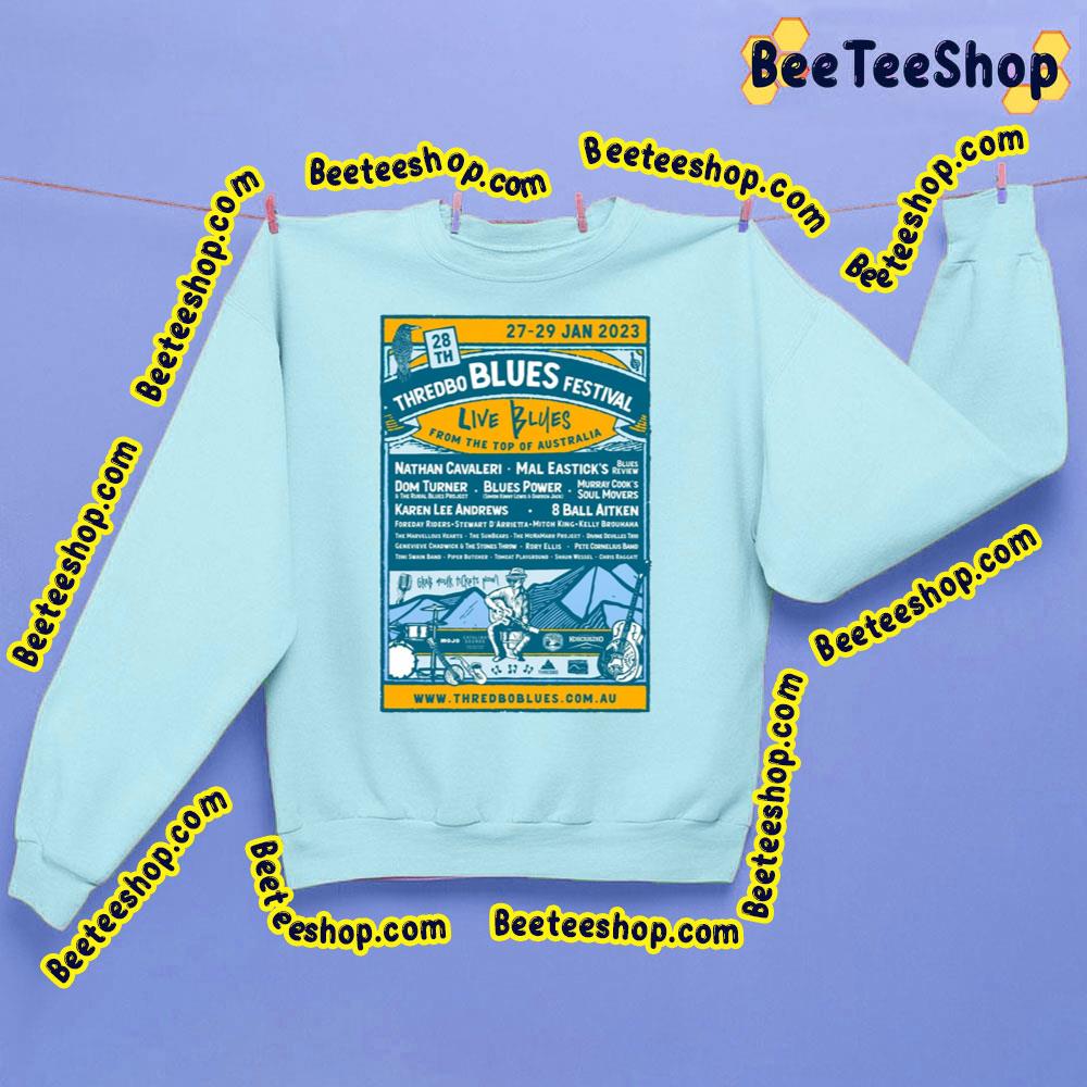 Thredbo Blues Festival Live Blue 2023 Trending Unisex Shirt Thredbo Blues Festival Live Blue 2023 Trending Unisex Shirt