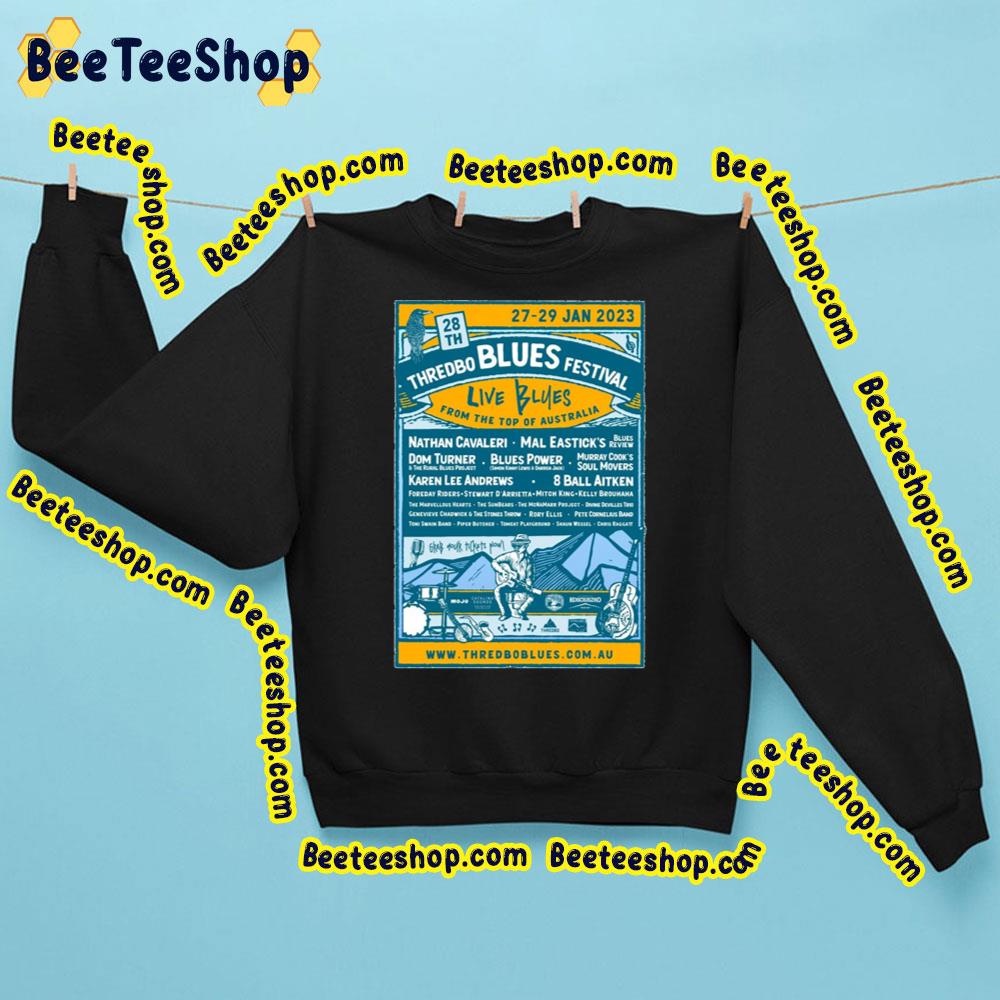 Thredbo Blues Festival Live Blue 2023 Trending Unisex Shirt Thredbo Blues Festival Live Blue 2023 Trending Unisex Shirt