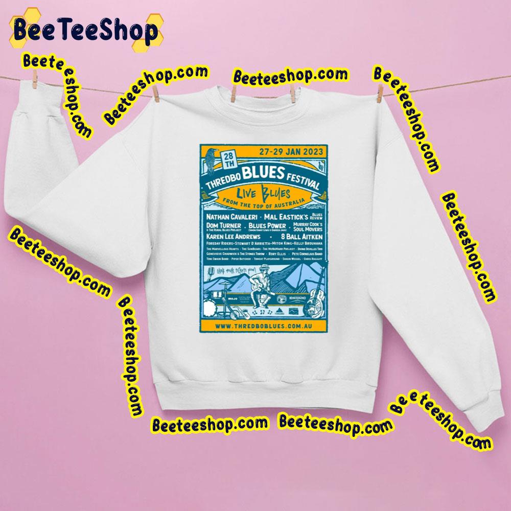 Thredbo Blues Festival Live Blue 2023 Trending Unisex Shirt Thredbo Blues Festival Live Blue 2023 Trending Unisex Shirt
