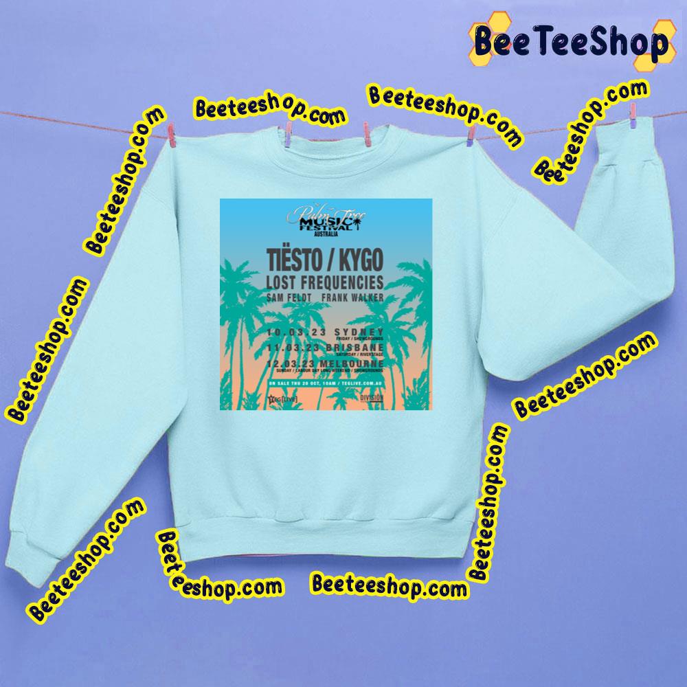 Tiesto Kygo Lead Palm Tree Music Festival 2023 Trending Unisex Sweatshirt Tiesto Kygo Lead Palm Tree Music Festival 2023 Trending Unisex Sweatshirt