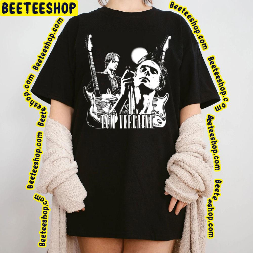 Tom Verlaine White Retro Art Trending Unisex Shirt Tom Verlaine White Retro Art Trending Unisex Shirt