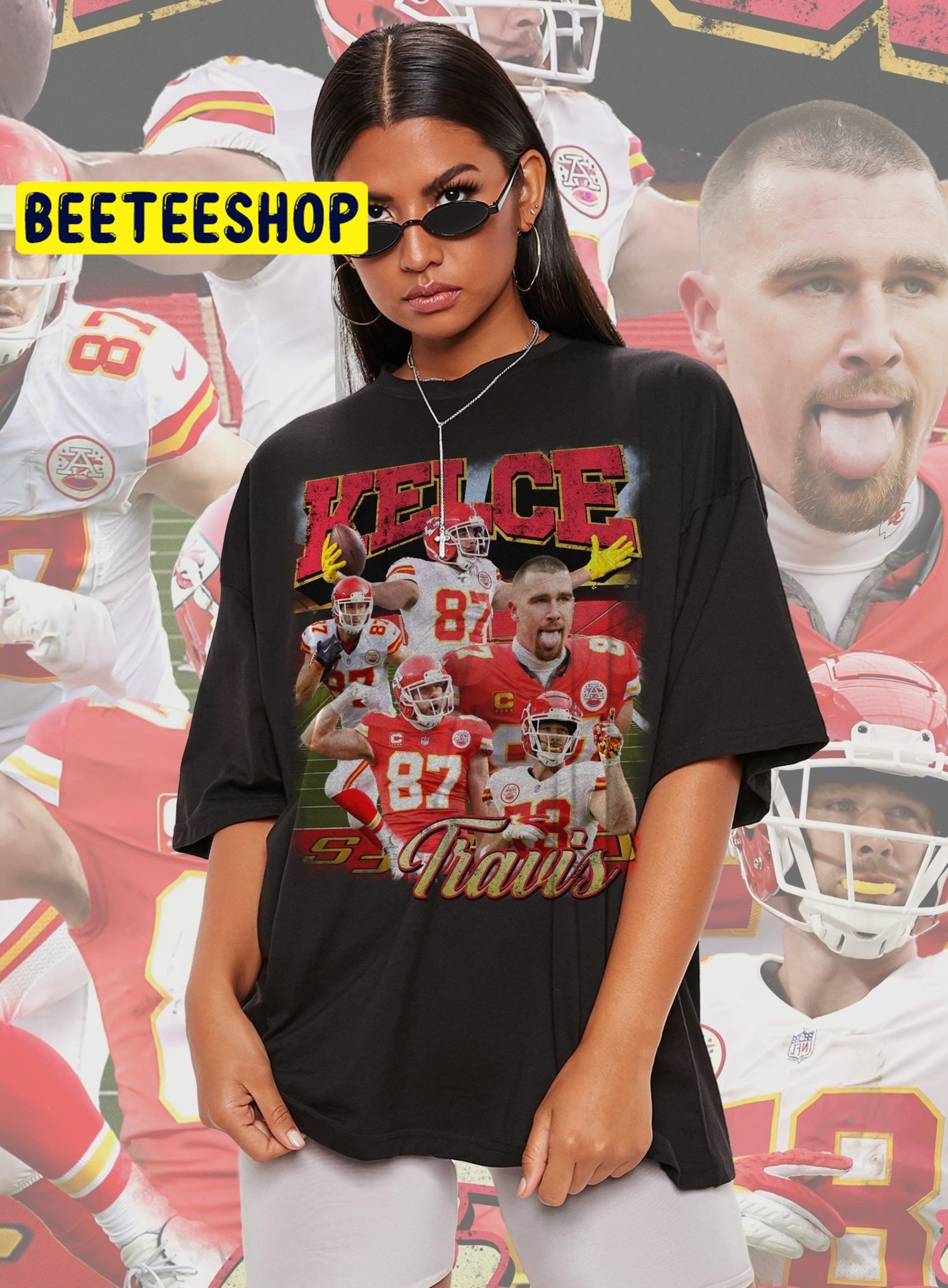 Travis Kelce Vintage Trending Unisex Shirt Travis Kelce Vintage Trending Unisex Shirt