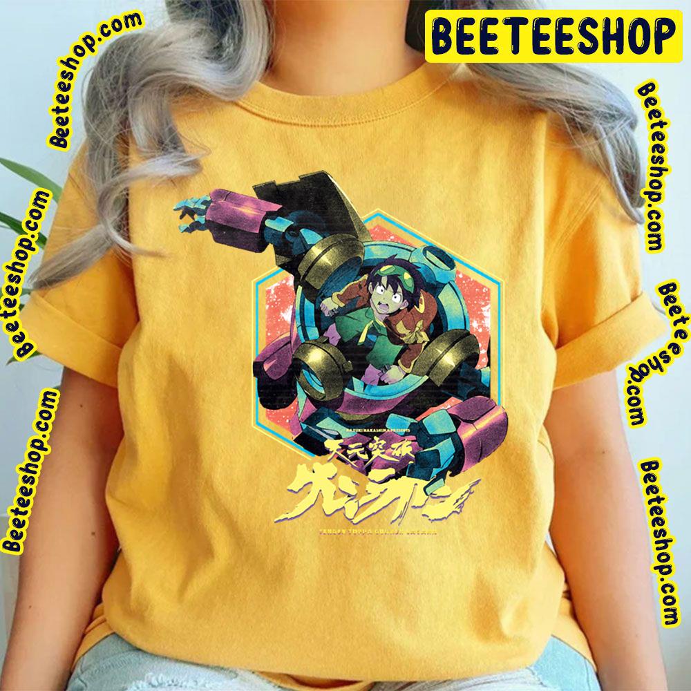 Vintage Design Tengen Toppa Gurren Lagann Trending Unisex T-Shirt Vintage Design Tengen Toppa Gurren Lagann Trending Unisex T-Shirt