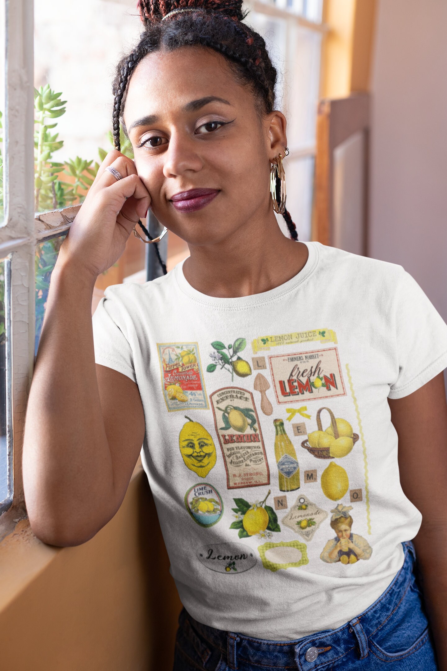Vintage Lemon Design Trending Unisex Shirt Vintage Lemon Design Trending Unisex Shirt