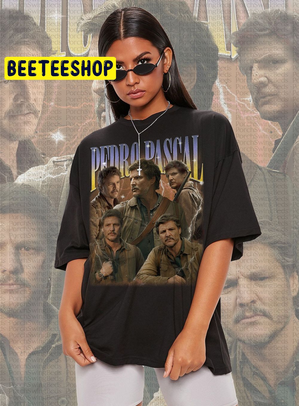 Vintage Pedro Pascal Retro 90s Trending Unisex T-Shirt Vintage Pedro Pascal Retro 90s Trending Unisex T-Shirt