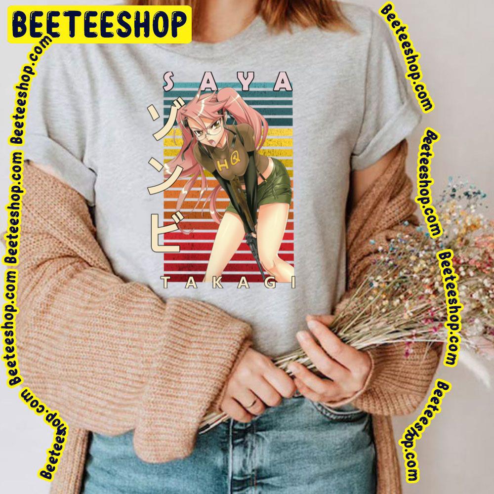 Vintage Saya Takagi Highschool Of The Dead Trending Unisex T-Shirt Vintage Saya Takagi Highschool Of The Dead Trending Unisex T-Shirt