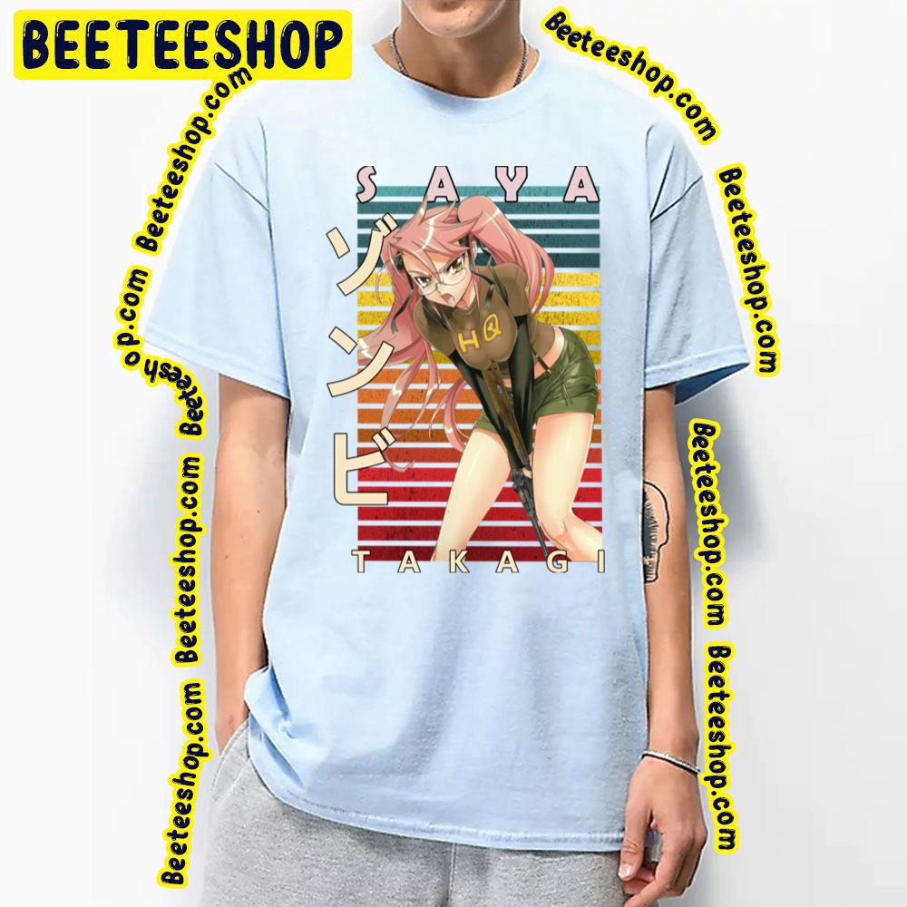 Vintage Saya Takagi Highschool Of The Dead Trending Unisex T-Shirt Vintage Saya Takagi Highschool Of The Dead Trending Unisex T-Shirt