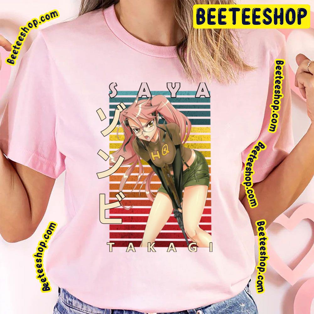 Vintage Saya Takagi Highschool Of The Dead Trending Unisex T-Shirt Vintage Saya Takagi Highschool Of The Dead Trending Unisex T-Shirt