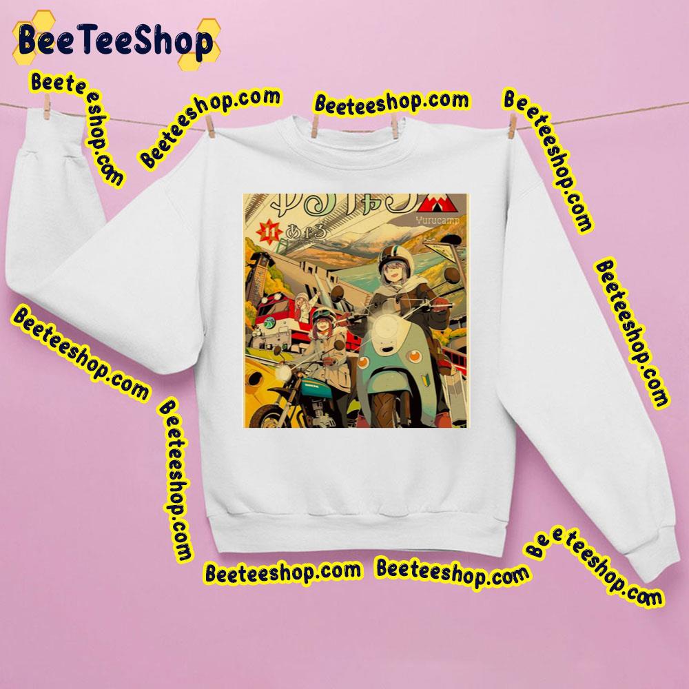 Vintage Yuru Camp Trending Unisex Sweatshirt Vintage Yuru Camp Trending Unisex Sweatshirt