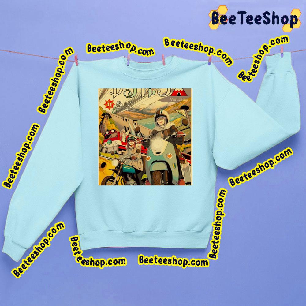 Vintage Yuru Camp Trending Unisex Sweatshirt Vintage Yuru Camp Trending Unisex Sweatshirt