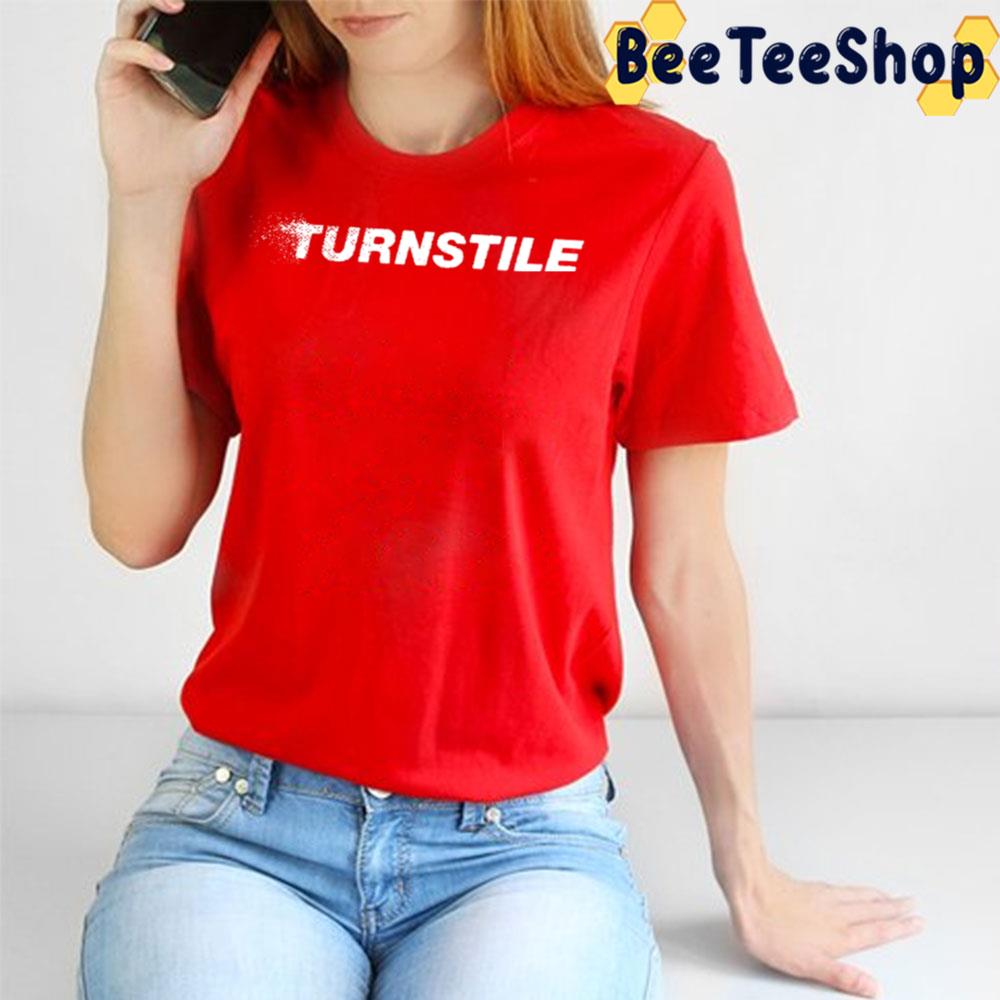 White Turnstile Logo Trending Unisex Shirt White Turnstile Logo Trending Unisex Shirt