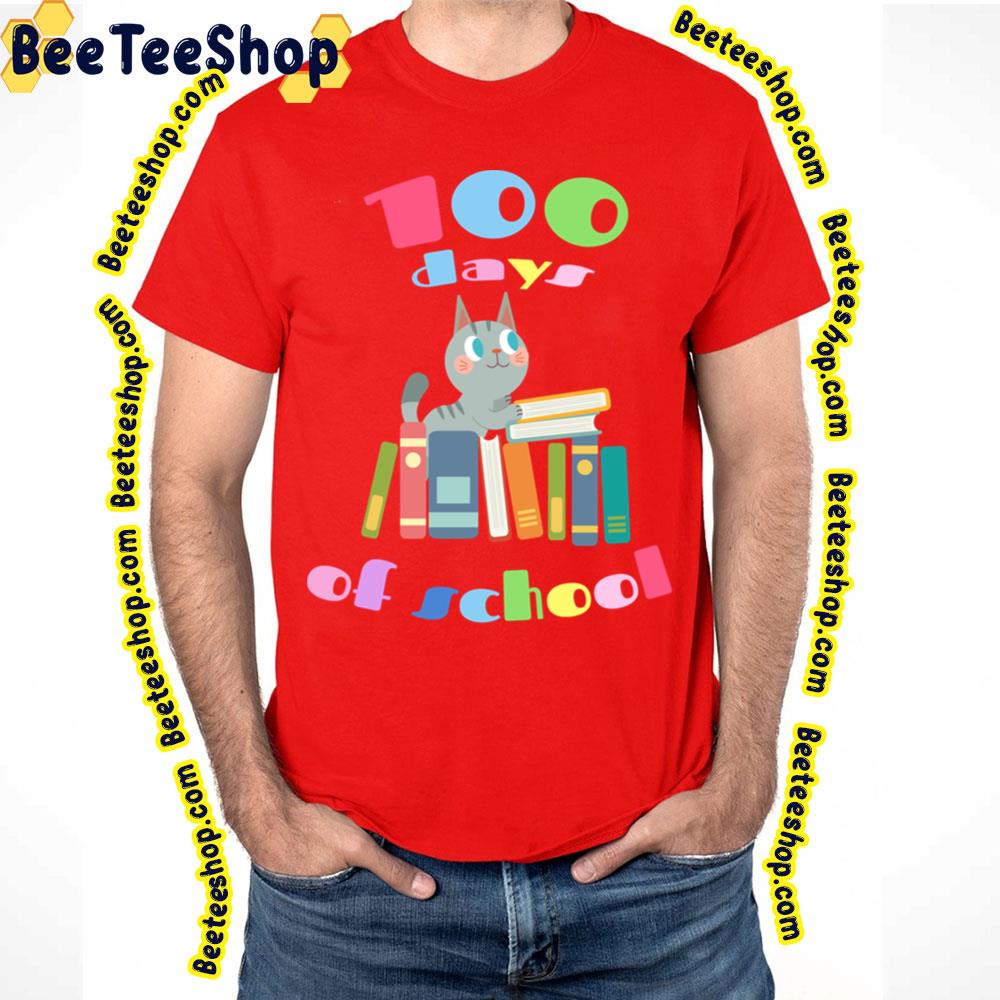 100 Days Of School Cat Lover Trending Unisex T-Shirt 100 Days Of School Cat Lover Trending Unisex T-Shirt