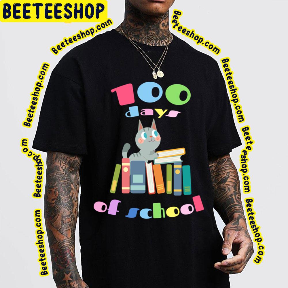 100 Days Of School Cat Lover Trending Unisex T-Shirt 100 Days Of School Cat Lover Trending Unisex T-Shirt