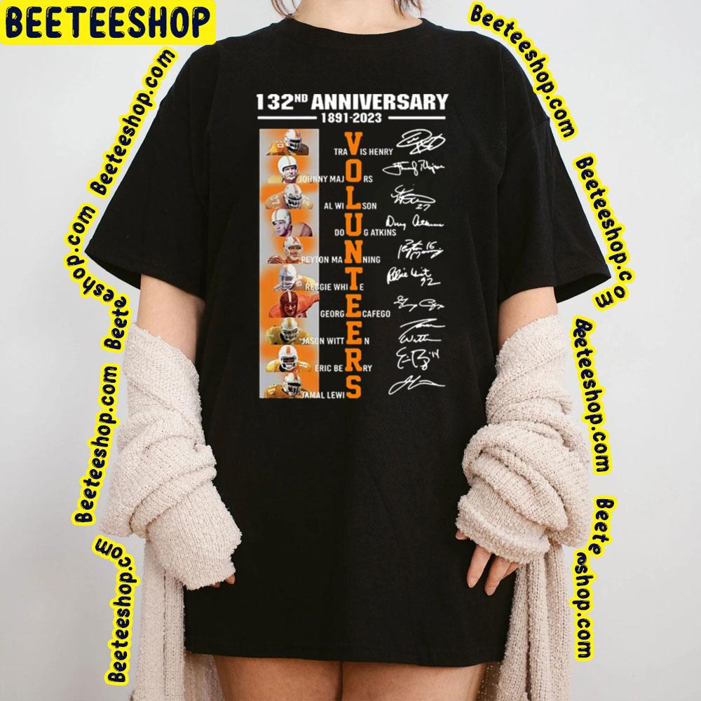 132nd Anniversary 1891 2023 Volunteers Trending Unisex T-Shirt 132nd Anniversary 1891 2023 Volunteers Trending Unisex T-Shirt