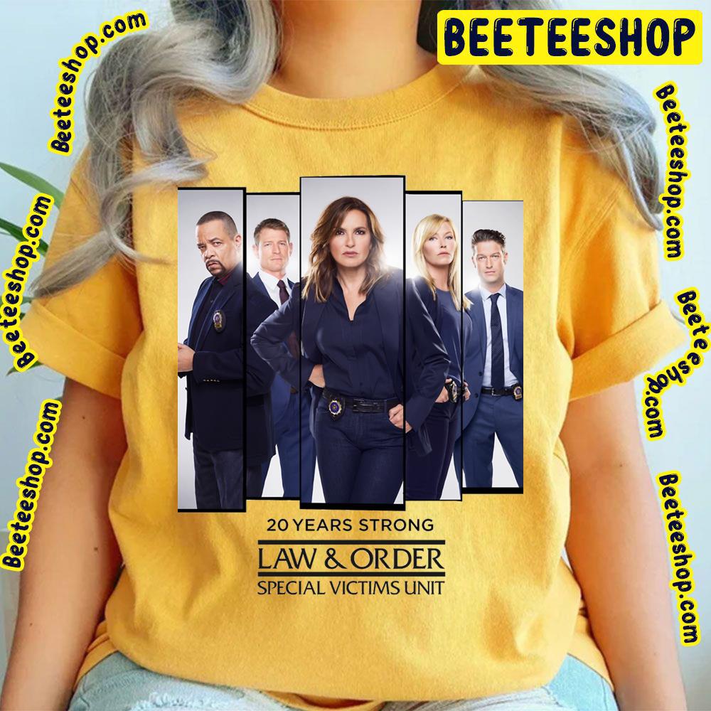 20 Years Strong Law & Order SVU Trending Unisex T-Shirt 20 Years Strong Law & Order SVU Trending Unisex T-Shirt