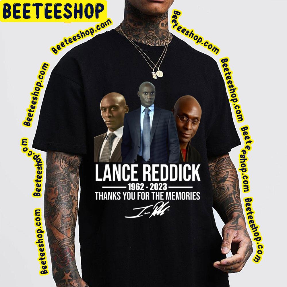 Rip Lance Reddick 1962-2023 Thank You For The Memories Trending Unisex T-Shirt Rip Lance Reddick 1962-2023 Thank You For The Memories Trending Unisex T-Shirt
